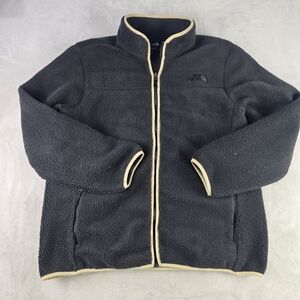 The North Face Navy Black Full-Zip Pullover Fleece Jacket Men’s (XL) Outdoors